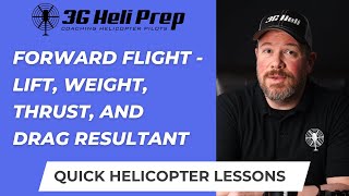 Managing Forces in Forward Flight  Lift Weight Thrust and Drag [upl. by Maribeth884]