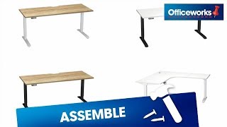 Stilford Desk and Workstation Assembly Instructions [upl. by Nageet]