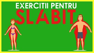 Exercitii pentru slabit acasa 🏋️ Exercitii slabit 1 kg pe zi [upl. by Esimehc]