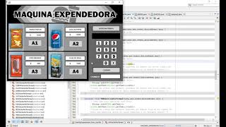 MAQUINA EXPENDEDORA EN JAVA PROGRAMACION OO1  DANIEL DAVID GONZALEZ HERRERA [upl. by Nawaj978]