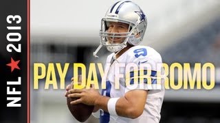 Tony Romo Cowboys Agree to SixYear Contract Extension [upl. by Ernie]