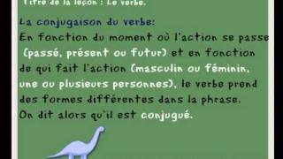 le verbe  leçon de français pour les CP et les CE1  FLE  french learning [upl. by Manara]