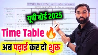 UP Board pariksha scheme 2025  Up Board Time Table 2025 [upl. by Jess]