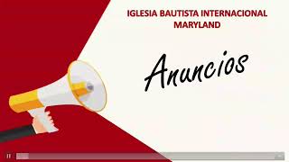 Iglesia Bautista Internacional  Maryland Live Stream [upl. by Baskett]