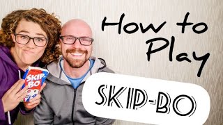 How to Play SKIPBO Card Game 2 Player [upl. by Anigal]