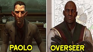 Dishonored 2  Side With Paolo VS Overseer Byrne All Choices [upl. by Ranee]