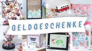 13 kreative DIY Geldgeschenke basteln für Hochzeiten Geburtstage oder ein Jubiläum  TRYTRYTRY [upl. by Auberta]