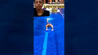 how to learn to swim swimming swimmingstyle shortsvideo [upl. by Lesnah]