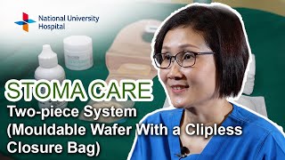 Stoma Care  Two Piece System Mouldable Wafer With a Clipless Closure Bag [upl. by Eniamert]