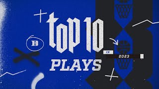 Duke Basketball Top 10 Plays of 2023 [upl. by Annawek]