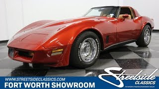 1980 Chevrolet Corvette for sale  2997DFW [upl. by Saturday]