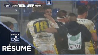 PRO D2  Résumé Stade AurillacoisStade Montois 1432  J26  Saison 20212022 [upl. by Noakes]