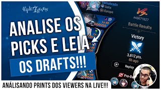 APRENDA A LER DRAFTS ANÁLISANDO PRINTS DA LIVE  EPIC SEVEN [upl. by Oralle]