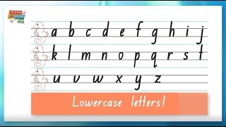 How to write the lowercase letters of the alphabet [upl. by Nednerb]