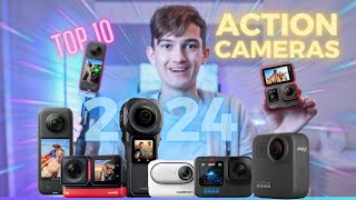 TOP 10 BEST Action Cameras in 2024 🥳 [upl. by Pazice]