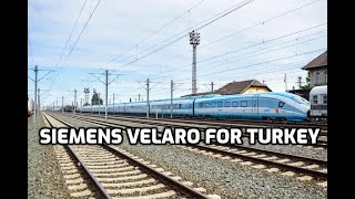 🚄 🚆DB Cargo Romania Softronic Transmontana 13 with Siemens Velaro for Turkey TCDD Curtici [upl. by Oer]