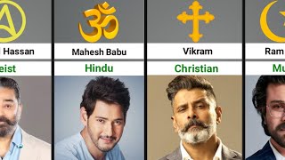 Religion of South Indian Actors  Tollywood Actors and their Religion [upl. by Nywloc750]