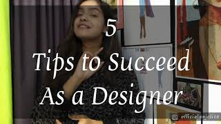 How to become a fashion designer  Success tips for fashion designer [upl. by Avron]