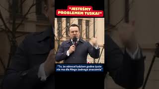 Tarczyński rozjeżdża Tuska na Proteście Wolnych Polaków polityka polskapolityka humor viral [upl. by Zebedee]