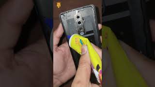 oneplus 7t pro mclaren  Back glass fix  Repair Back Glass  shorts  viralvideo [upl. by Aidnyc601]