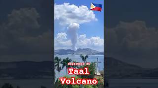 Phreatic Eruption 🇵🇭Taal Volcano Philvolcs Batangas volcano travel shortsyoutube stunning [upl. by Buckden]