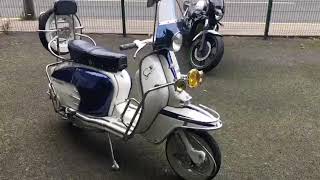 1966 Lambretta SX200 rep in blue and white [upl. by Ardine594]