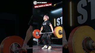 Sunayama working up to 2x bw snatch weightlifting [upl. by Akcimahs634]