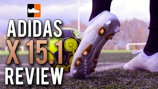 adidas X 151 Review  WhiteOut Etch KLeather Football Boots [upl. by Larrisa]