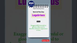 quotLugubriousquot Meaning in English English Vocabulary Course english englishvocabulary [upl. by Samaria]