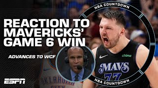 THE MAVERICKS ARE GOING BACK TO WESTERN CONFERENCE FINALS 😤 Woj Wilbon amp RJ react 👀 [upl. by Ainosal760]