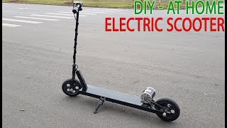 How To Make A Electric Scooter At Home [upl. by Nielsen735]