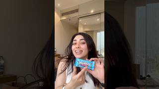 TRYING MR BEAST’S CHOCOLATE 🍫 Is it worth trying youtubeshorts mrbeast feastables tastetest [upl. by Llenwad827]