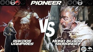 Rakdos Vampires VS Mono Black Midrange MTG Pioneer [upl. by Bang]