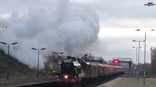 45596 Bahamas hauls Vintage Trains Blackpool Express lighting up more than just the illuminations [upl. by Amador]