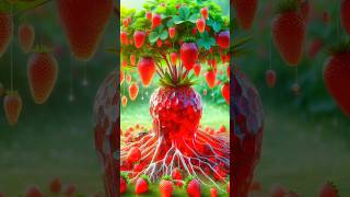 Easy and fast method growing strawberry in strawberry seeds shorts shortsfeed trending [upl. by Vaughn]