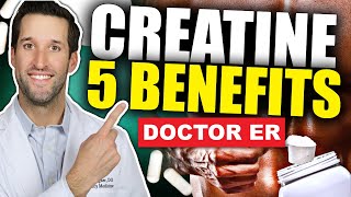 CREATINE BENEFITS — Top Health Benefits of Creatine Supplements  Doctor ER [upl. by Aviva]