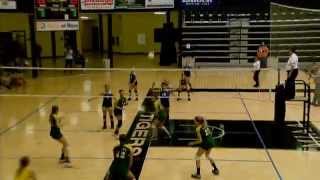 2012 KSHSAA State Girls Volleyball Class 1AI Championship Olpe vs St John Hudson [upl. by Adok]