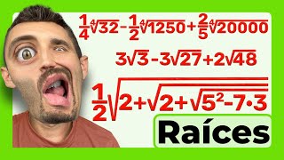 ✅ 👉¿Cómo RESTAR y SUMAR RAÍCES con MISMOS ÍNDICES y DIFERENTES RADICANDOS FÁCIL R1921 [upl. by Shriver]