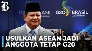 Prabowo Diminta Perkuat Posisi Indonesia di Forum APEC dan G20 [upl. by Rani]