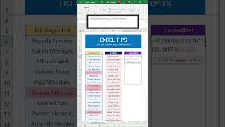 Excel Filter Function Tips and Tricks for Advanced Filtering in Excel exceltips tutorial [upl. by Suu]