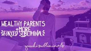 ❝ wealthy parents  more ❞ ✺ forced subliminal ☽ ｒｅｑｕｅｓｔｅｄ ☾ [upl. by Nnaeiluj]