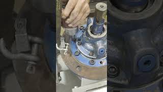 Assembly of an Allweiler 3 Rotor Screw Pump Part 7 pump repair mechanic [upl. by Gelya]