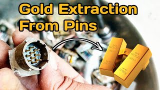 Gold Recovery From Mix Electronics Scrap  Best Way To Recover 24 Karat Pure Gold [upl. by Eelyrehc]