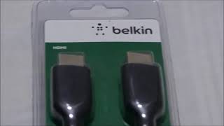 Belkin 4k HDMI cable unboxing [upl. by Ppilihp]