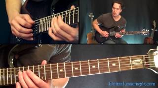 Fade To Black Guitar Lesson Pt3  Metallica  Intro Solo amp Interlude [upl. by Nede109]