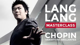 Lang Lang Masterclass at the Royal College of Music Chopins Variations Brillantes [upl. by Behl128]