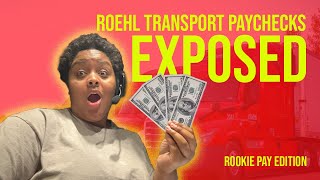 Roehl Transport Paychecks Exposed Rookie Pay [upl. by Nahor]