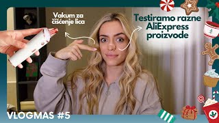 Testiramo proizvode sa AliExpressa 🎄  Vlogmas 5 [upl. by Maressa626]