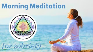 Morning Meditation for Sobriety and Recovery  10 Minute Guided AA Meditation by Amie G [upl. by Jessey]