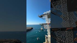 Competition day 2 in Polignano a Mare for the Red Bull Cliff Diving World Series [upl. by Edgar]